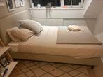 Boxspring zonder matras beige 140 x 90, Huis en Inrichting, Slaapkamer | Boxsprings, Gebruikt, Beige, Tweepersoons, 140 cm