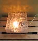 Grote glazen plafonniere blank glas. jaren 60/70, NVT, NVT, Ophalen of Verzenden, Vintage retro design