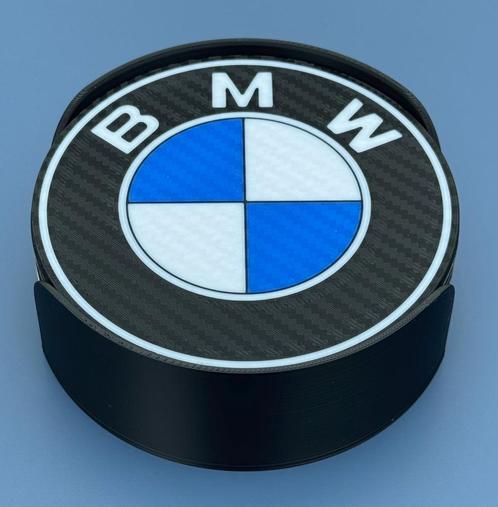 8x B M W onderzetters + houder, Auto diversen, Auto-accessoires, Nieuw, Ophalen of Verzenden