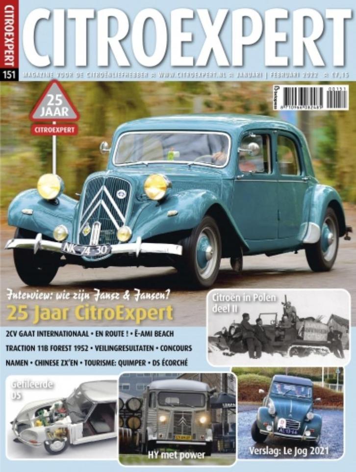 CitroExpert 151 Ë-Ami concept, ZX-klonen, Traction Avant 11B, Boeken, Auto's | Folders en Tijdschriften, Nieuw, Citroën, Ophalen of Verzenden