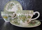 2 Kop en schotels Wedgwood Oriental Pheasants, Ophalen of Verzenden