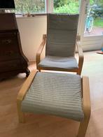IKEA lounge chair met hocker, Ophalen, Gebruikt