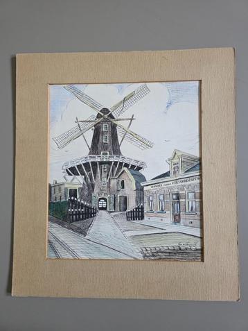 057) ORIGINEEL ONTWERP BELTMOLEN VAN MARSMAN ZWOLLE- WILMINK beschikbaar voor biedingen