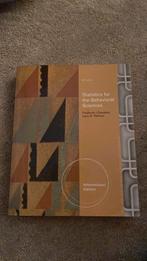 Statistics for the behavioral sciences, Boeken, Beta, Ophalen of Verzenden, Zo goed als nieuw, WO