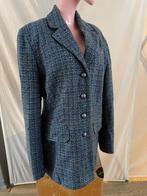 Blazer - blauw/groen geruit – Maat 40, Maat 38/40 (M), Blauw, Ophalen of Verzenden, Zo goed als nieuw