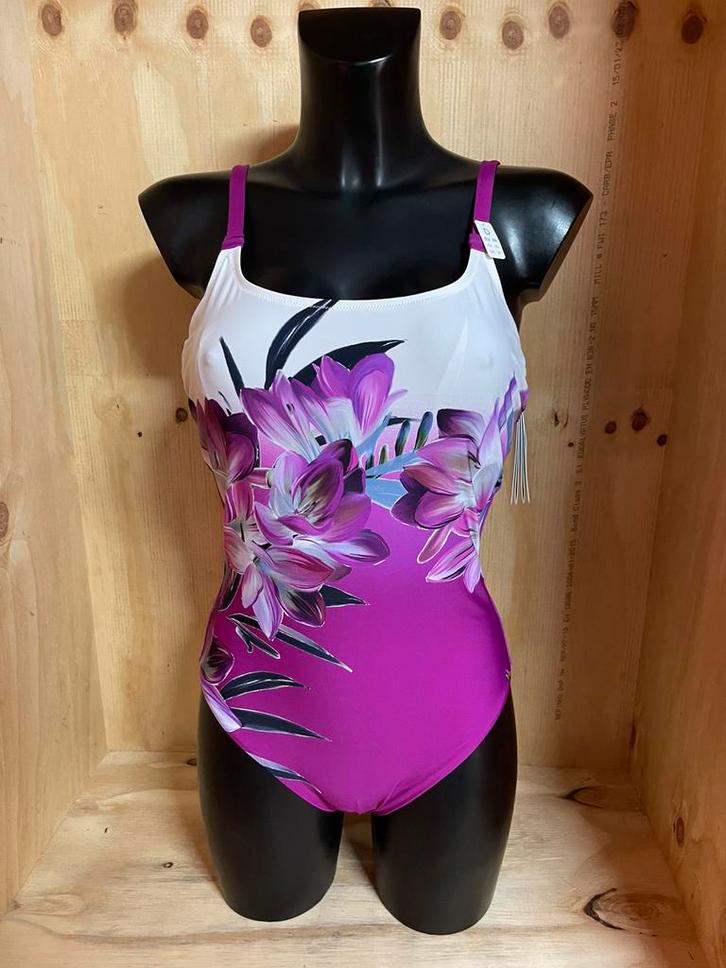 Lisca badpak maat 40c model egina, Kleding | Dames, Badmode en Zwemkleding, Nieuw, Badpak, Paars, Verzenden
