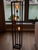 industriele vloerlamp, Huis en Inrichting, Lampen | Vloerlampen, Ophalen, 100 tot 150 cm, Zo goed als nieuw, Metaal