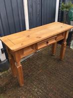 Mooie landelijke side table, 25 tot 50 cm, 100 tot 150 cm, Gebruikt, Rechthoekig