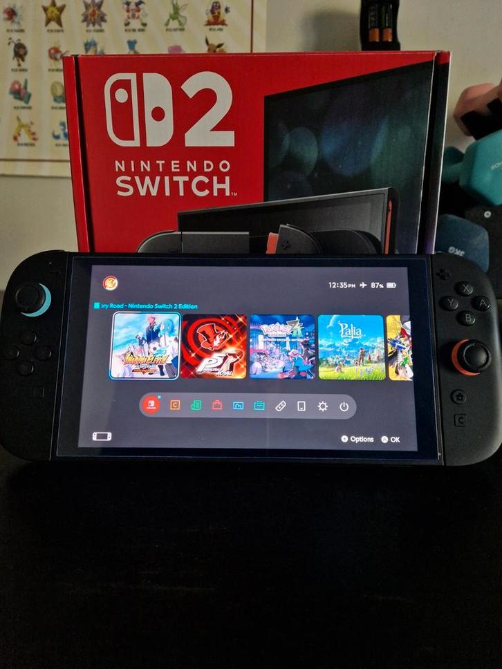 Nintendo Switch 2 compleet met doos bon garantie ect, Spelcomputers en Games, Spelcomputers | Nintendo Switch, Zo goed als nieuw