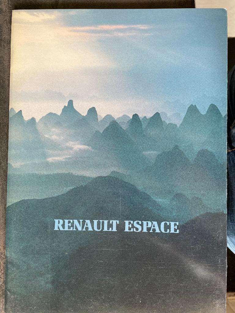 Folder van Renault Espace 1992, Ophalen of Verzenden, Nieuw, Renault