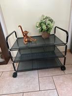 “Niels Gammelgaard” Ikea vintage verrijdbaar 3 laags rek., Huis en Inrichting, Woonaccessoires | Krantenbakken en Lectuurbakken