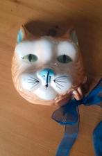 Antieke Keramische Wolbolhouder - Poes, Antiek en Kunst, Antiek | Keramiek en Aardewerk, Ophalen