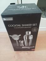 NIEUW:Excellent Houseware rvs cocktailshakerset 5-delig, Huis en Inrichting, Keuken | Keukenbenodigdheden, Ophalen of Verzenden