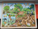 GOKI vrolijke HOUTEN PUZZEL van 96 STUKJES + VOORBEELDBLAD, Kinderen en Baby's, Speelgoed | Kinderpuzzels, Van hout, 4 tot 6 jaar