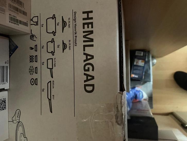 Pannenset hemlagdad, Huis en Inrichting, Keuken | Potten en Pannen, Nieuw, Pannenset, Aluminium, Ophalen of Verzenden