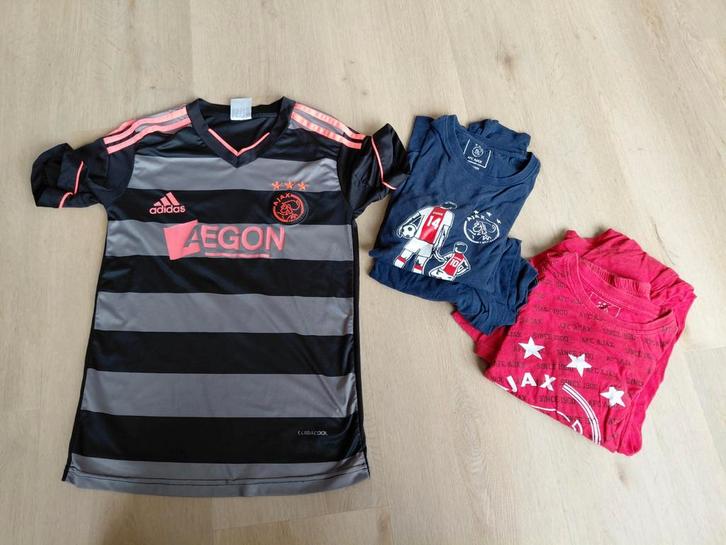 Kledingpakket maat 164/170 Pyjama's & Ajax shirt, Kinderen en Baby's, Kinderkleding | Maat 164, Gebruikt, Jongen, Nacht- of Onderkleding