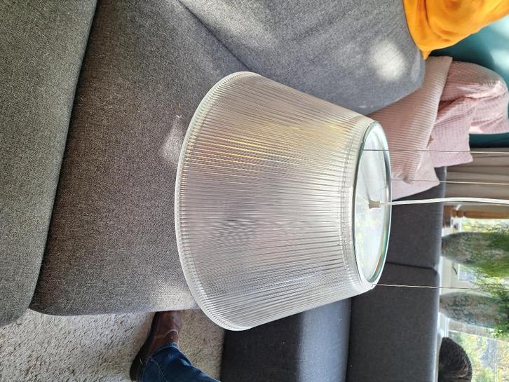 Flos Romeo Moon S2 d50cm, Huis en Inrichting, Lampen | Hanglampen, Gebruikt, 75 cm of meer, Glas, Ophalen