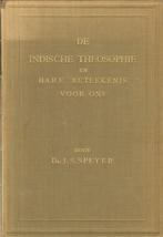 Dr.J.S. Speyer - De Indische Theosophie en hare beteekenis, Ophalen of Verzenden, Gelezen, Overige onderwerpen, Achtergrond en Informatie