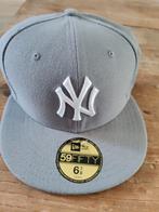 New Era 59Fifty New York Yankees Pet Grijs Maat 54.9, Nieuw, Ophalen of Verzenden, New Era, Pet