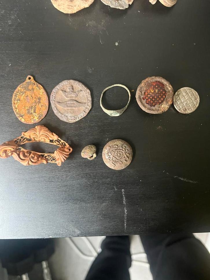 18e-19e Eeuwse Opgegraven Voorwerpen, Verzamelen, Overige Verzamelen, Gebruikt, Ophalen of Verzenden