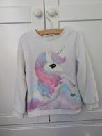 H&m unicorn trui wit maat 110/116, Kinderen en Baby's, Kinderkleding | Maat 104, Gebruikt, Meisje, Trui of Vest, H&M