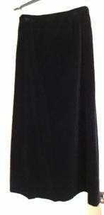 zwarte lange velours rok in maat 38 gevoerd, Kleding | Dames, Rokken, Maat 38/40 (M), Zwart, Ophalen of Verzenden, Zo goed als nieuw