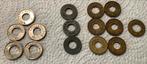 Aantal oude gokkast /slotmachine tokens denemarken 3 soorten, Ophalen, Gebruikt