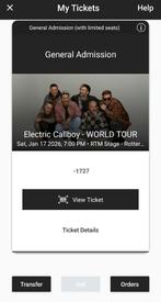 Electric Callboy - WORLD TOUR Rotterdam Ahoy staanplaatsen, Tickets en Kaartjes, Eén persoon, Maart, Hard Rock of Metal