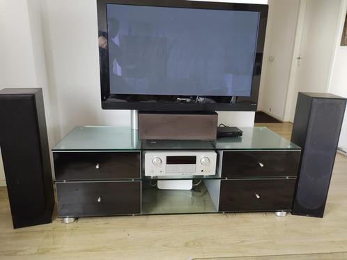 Glazen tv meubel Spectral CL1552-CG, Huis en Inrichting, Kasten | Televisiemeubels, Gebruikt, Minder dan 100 cm, 150 tot 200 cm