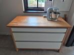 Keuken ladekast te koop, Huis en Inrichting, Ophalen, Gebruikt, 100 tot 150 cm, Eikenhout