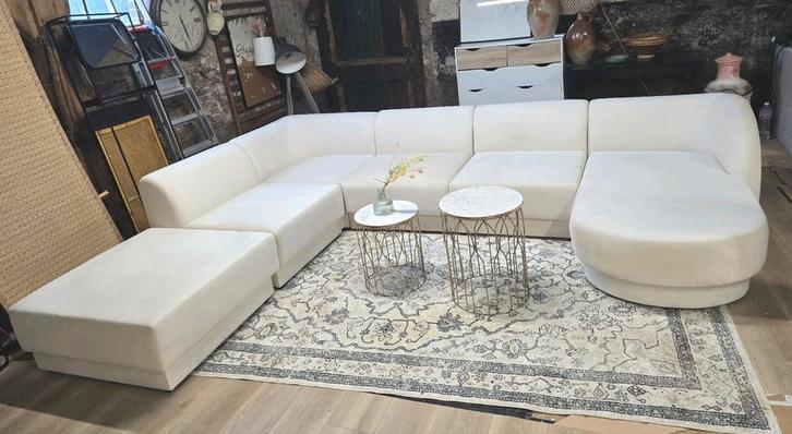 ELEMENTEN HOEKBANK, Huis en Inrichting, Banken | Bankstellen, Zo goed als nieuw, Vierpersoons of meer, 150 cm of meer, Ophalen