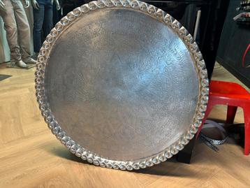 Mooie grote 90 cm zilver Ibiza Lifestyle dienblad NIEUW 170 beschikbaar voor biedingen