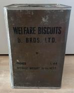 Britse Welfare biscuits blik 1944, Ophalen of Verzenden, Landmacht, Engeland