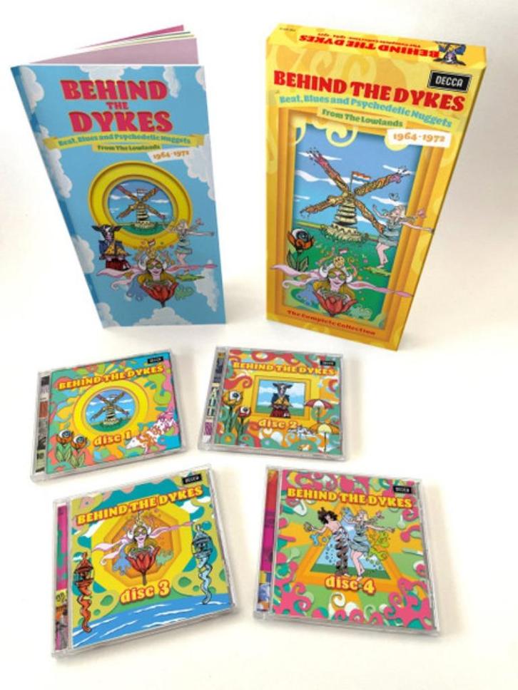 Behind the Dykes - Beat Blues Psychedelic Nuggets 4CD box, Cd's en Dvd's, Cd's | Pop, Zo goed als nieuw, Boxset, Ophalen of Verzenden
