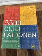 5500 quilt patronen boek, 120 cm of meer, Ophalen of Verzenden, Zo goed als nieuw, Katoen