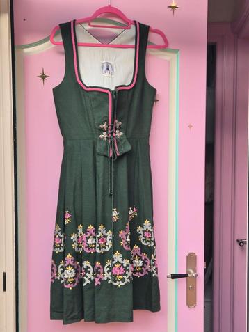Vintage Strasser Trachten Dirndl Jurk Maat 42 beschikbaar voor biedingen