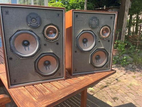 Philips 22RH427, ‘Made in Holland’, Audio, Tv en Foto, Luidsprekers, Gebruikt, Front, Rear of Stereo speakers, Minder dan 60 watt