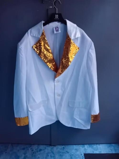 1 carnaval witte / goud jas XL - 1 kiel thema mexico L / XL, Kleding | Heren, Carnavalskleding en Feestkleding, Zo goed als nieuw