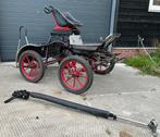 Fijne marathonwagen shetlander/kleine ponys, Dieren en Toebehoren, Rijtuigen en Koetsen, Gebruikt, Marathonwagen, Pony, Gesloten