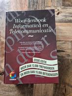 woordenboek informatica en telecommunicatie, Boeken, Onbekend, Ophalen of Verzenden, Zo goed als nieuw, Overige uitgevers