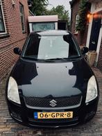 Suzuki Swift 1.3 5DRS 2008 Zwart Apple Car Play, Auto's, Voorwielaandrijving, 400 kg, Origineel Nederlands, Handgeschakeld