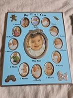 Fotolijst voor babyfoto's (blauw), Ophalen of Verzenden, Zo goed als nieuw