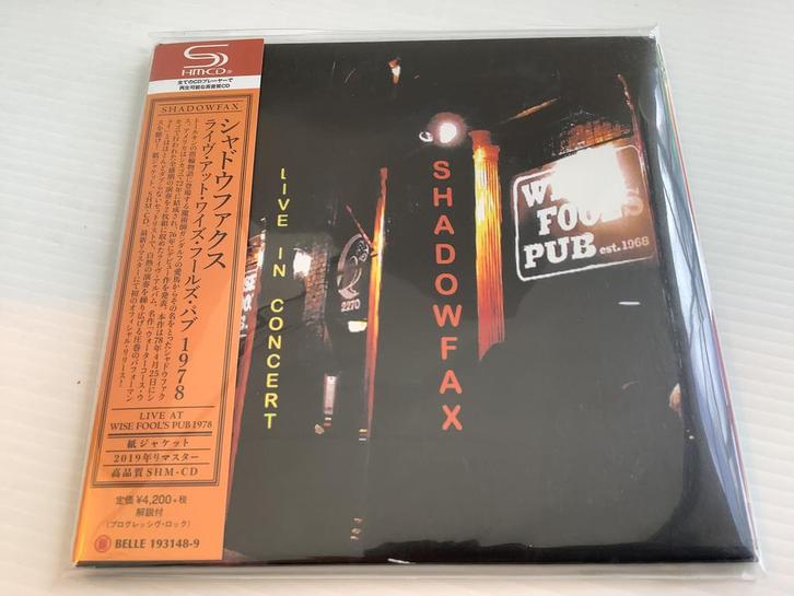 Shadowfax – Live At Wise Fool's Pub 1978 2-CD JAPAN SHM-CD, Verzamelen, Muziek, Artiesten en Beroemdheden, Zo goed als nieuw, Cd of Plaat