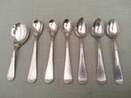 G (Sola) Z - Hamerslag 620 - Theeschepje en  6 Theelepeltjes, Antiek en Kunst, Antiek | Bestek, Ophalen of Verzenden