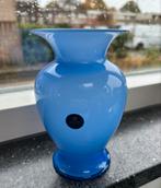 Royal Copenhagen Kristallen Vaas, Huis en Inrichting, Blauw, Ophalen of Verzenden, Minder dan 50 cm, Glas