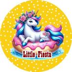 L458 icing frosting eenhoorn donut 20cm eetbare taart print, Ophalen of Verzenden, Nieuw, Taarten, Versiering