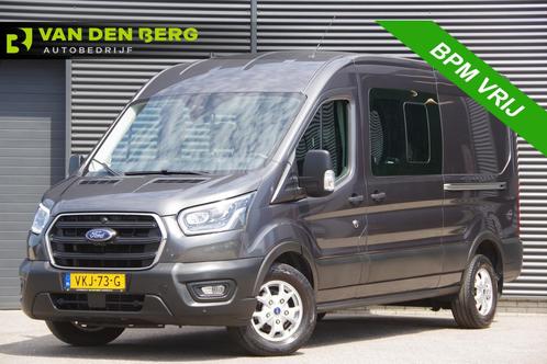 Ford Transit 350 2.0 TDCI L3H2 DC-5P, XENON, 2X SCHUIFDEUR,, Auto's, Bestelauto's, Bedrijf, Te koop, ABS, Achteruitrijcamera, Adaptive Cruise Control