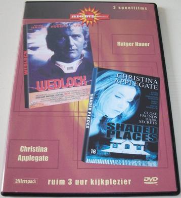Dvd *** WEDLOCK & SHADED PLACES *** 2-Filmpack beschikbaar voor biedingen