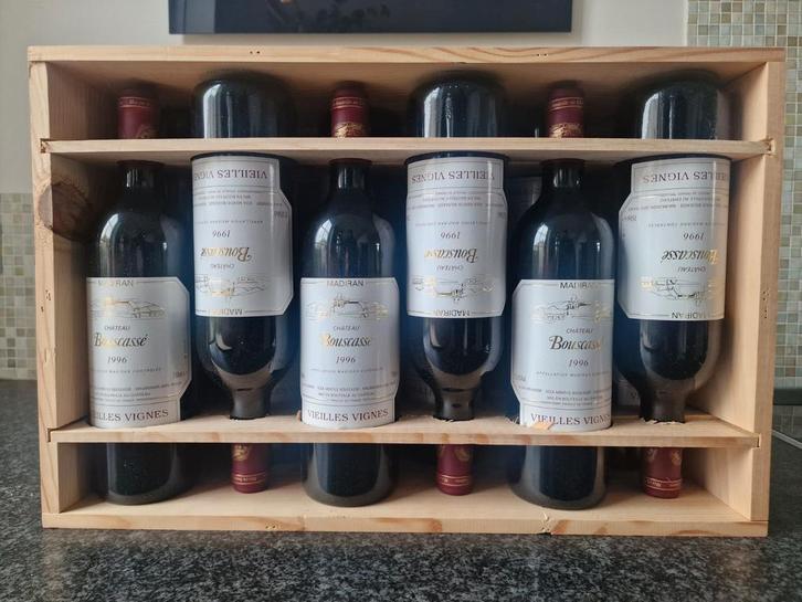 Madiran Chateau Bouscassé 1996 vieilles vignes 12x perfect, Verzamelen, Wijnen, Nieuw, Rode wijn, Frankrijk, Vol, Ophalen
