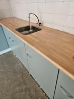 Te koop zgan keukenblok, Huis en Inrichting, Keuken | Keukenelementen, Ophalen, Zo goed als nieuw, Minder dan 100 cm, Groen